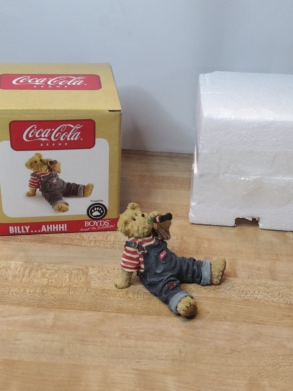 Boyds Bears Coca Cola Billy Ahhh 919904 First Edition 1E Crossover Boxed Mint